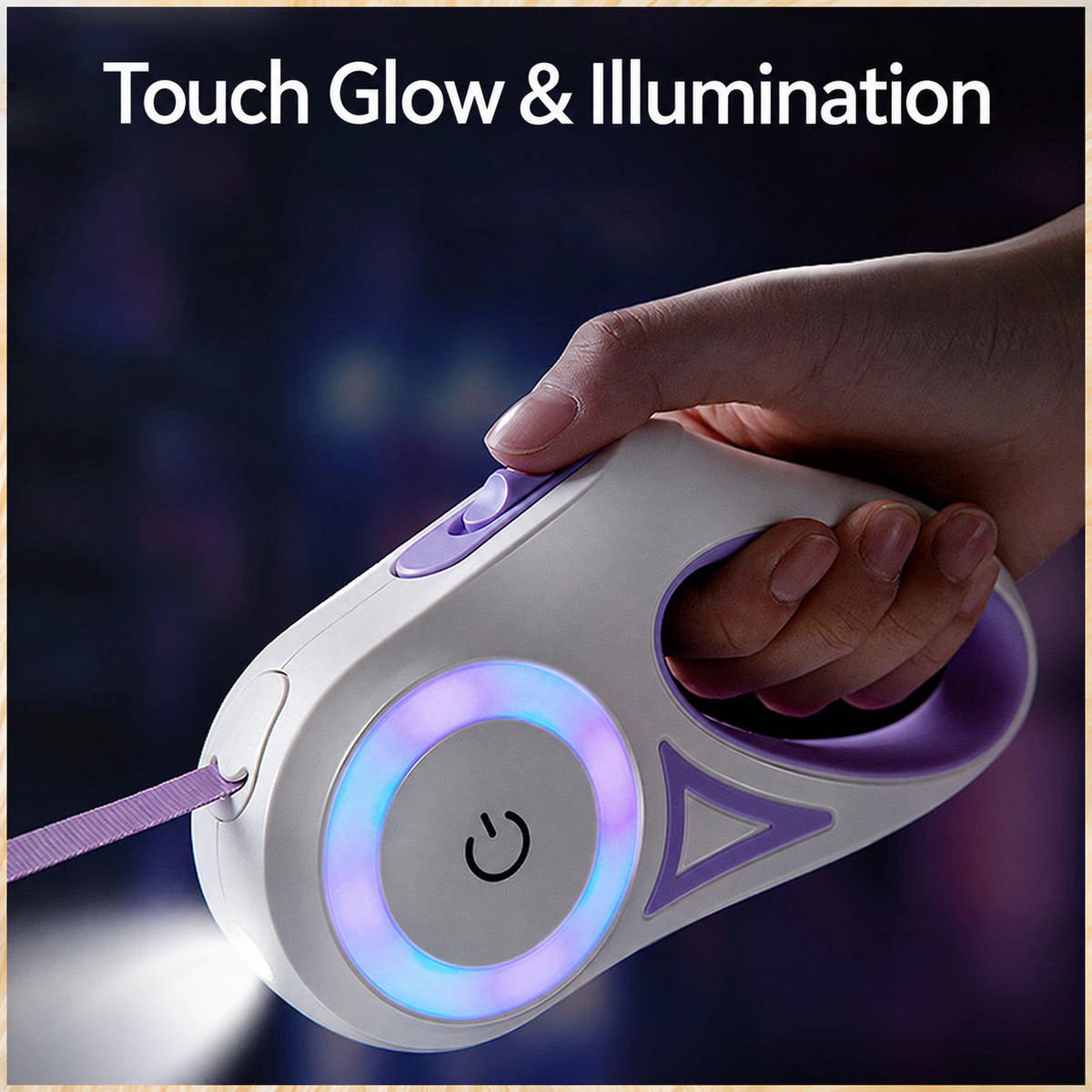 Everyday LED Retractable Dog Leash & Collar