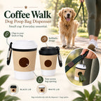 Coffee Walk Dog Poop Bag Dispenser