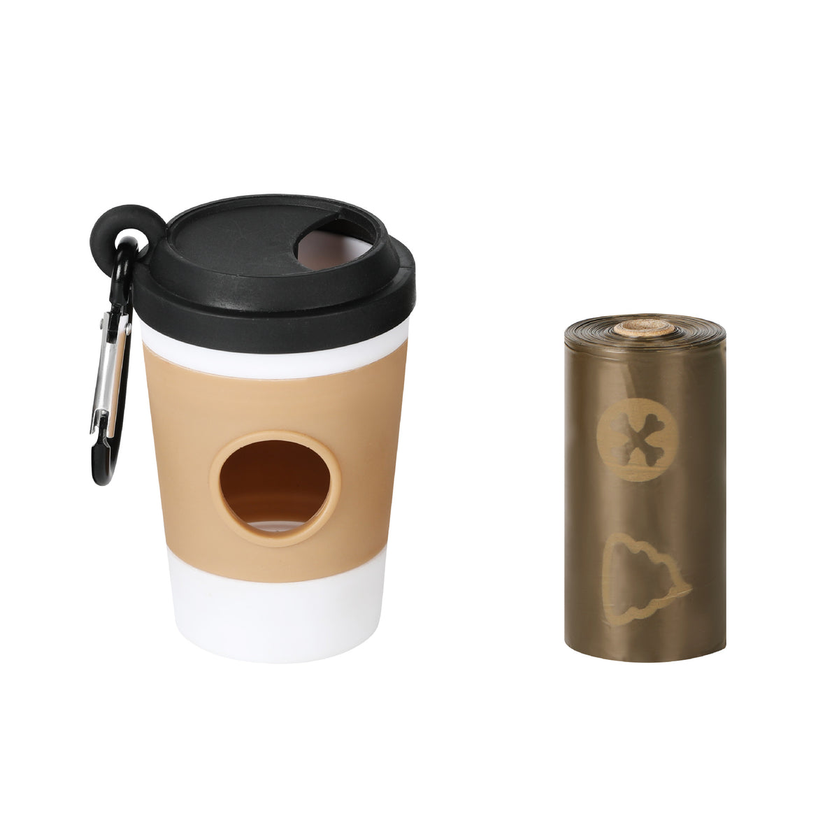 Coffee Walk Dog Poop Bag Dispenser