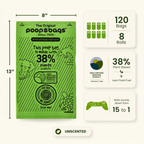 Countdown Rolls® Unscented Leash Roll Poop Bags