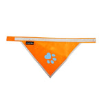 Reflective Dog Bandana Hi-Vis S Size 10 in Neck Orange