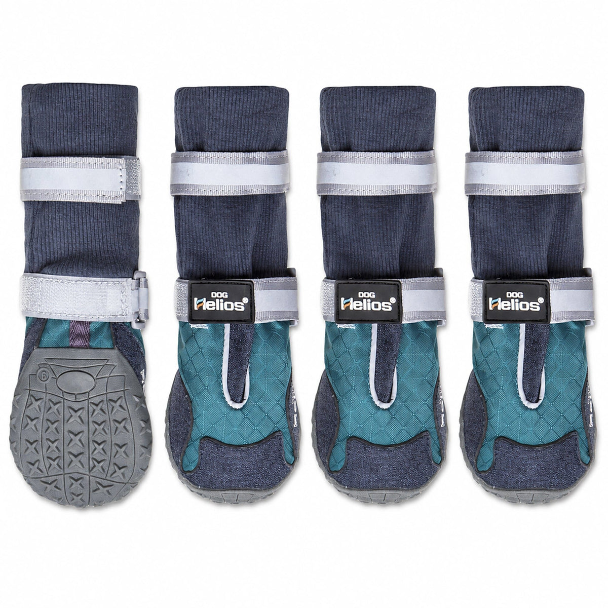 Dog Helios 'Traverse' Premium Grip High-Ankle Outdoor Dog Boots - Set Of 4