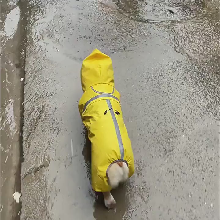 Rainy Day Full-Coverage Dog Raincoat